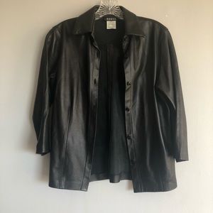 Roots Canada 💯 Leather Jacket Size 4